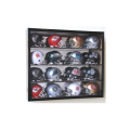 Custom wood Football Helmet Display Case Display Boxes with Removable